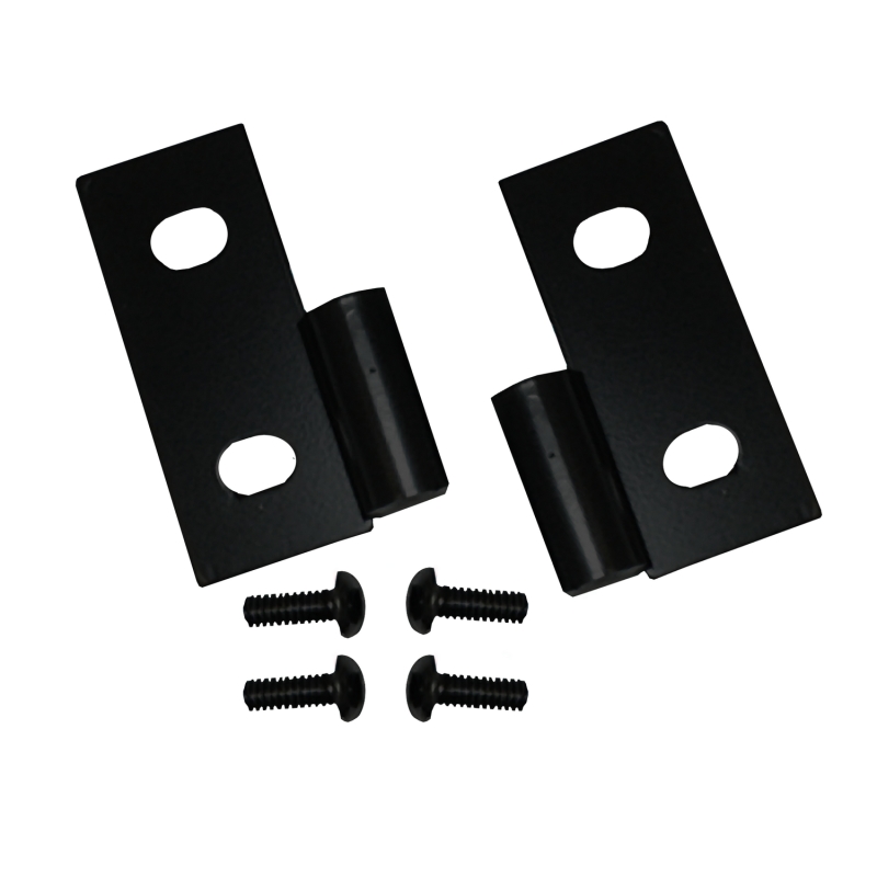 Jeep Wrangler Door Hinge Kit - Front - Rugged Ridge - Black - `87-`06